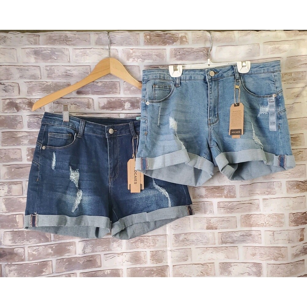 Hocaies Ultimate Temptation Shorts Size 14 Distressed 2 Lot